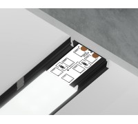 Профиль для светодиодной ленты Illumination GP1800BK Ambrella