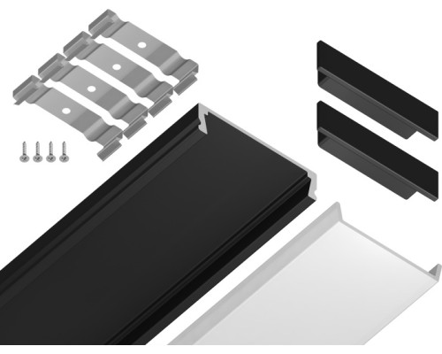 Профиль для светодиодной ленты Illumination GP1800BK Ambrella
