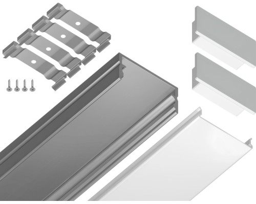 Профиль для светодиодной ленты Illumination GP2001AL Ambrella