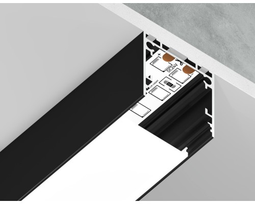 Профиль для светодиодной ленты Illumination GP2500BK Ambrella