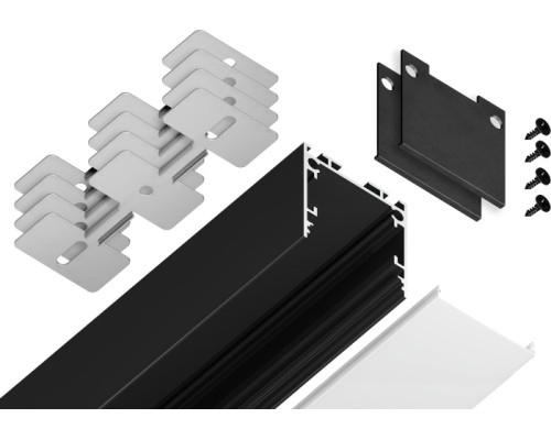 Профиль для светодиодной ленты Illumination GP2500BK Ambrella