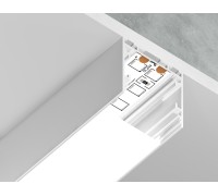 Профиль для светодиодной ленты Illumination GP2500WH Ambrella