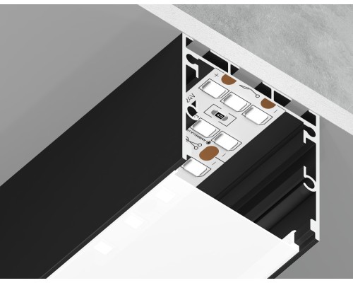 Профиль для светодиодной ленты Illumination GP2550BK Ambrella