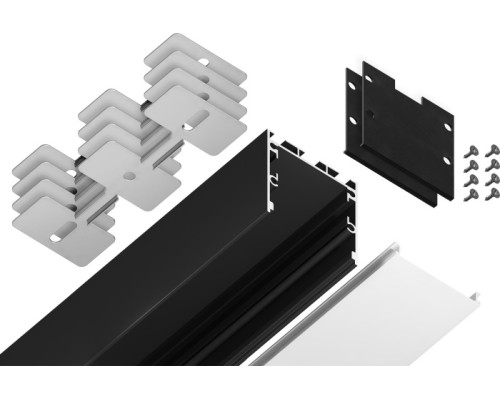 Профиль для светодиодной ленты Illumination GP2550BK Ambrella