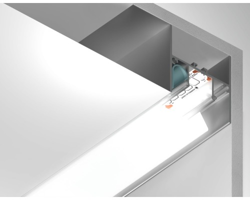 Профиль для светодиодной ленты Illumination GP4050AL Ambrella