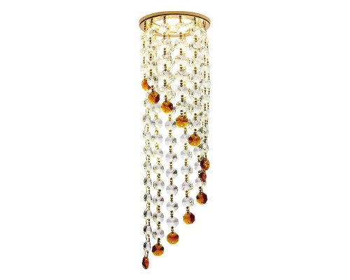 Точечный светильник Хрусталь С Подвесами K3440 CL/BR/G Ambrella