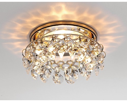 Точечный светильник Хрусталь С Подвесами K7070 CL/G Ambrella