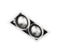 Точечный светильник Cardano Led T812 BK/CH 2*12W 4200K Ambrella