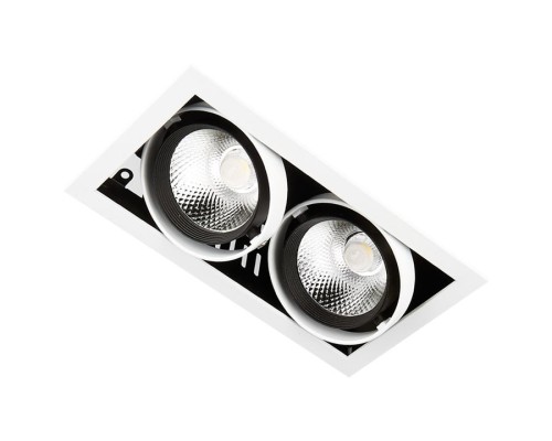Точечный светильник Cardano Led T812 BK/CH 2*12W 4200K Ambrella