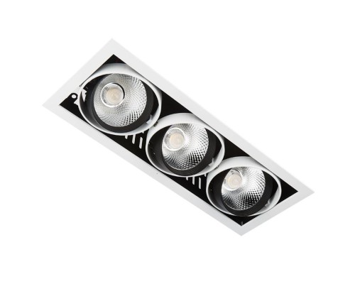 Точечный светильник Cardano Led T813 BK/CH 3*12W 4200K Ambrella