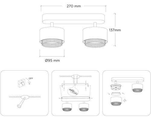 Спот Techno Spot TN71285 Ambrella