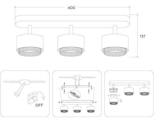 Спот Techno Spot TN71291 Ambrella