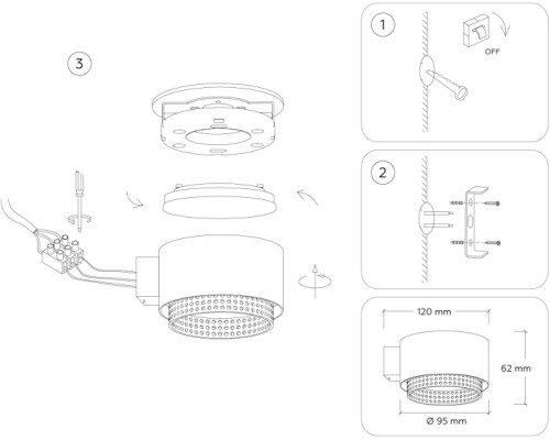 Настенный светильник Techno Spot TN71299 Ambrella