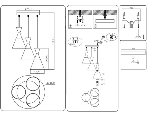 Подвесной светильник Traditional TR3175 Ambrella