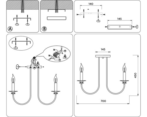 Потолочная люстра TRADITIONAL TR9622 Ambrella