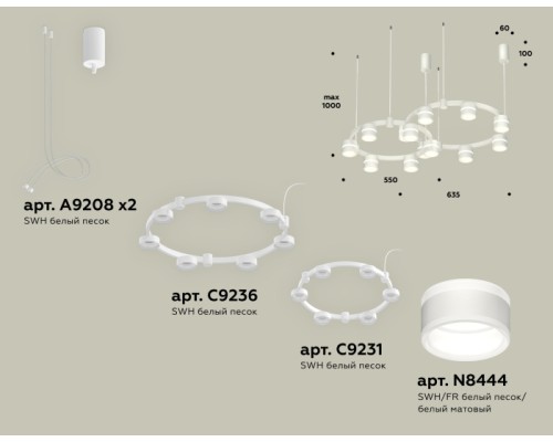 Подвесной светильник TRADITIONAL XR92081001 Ambrella