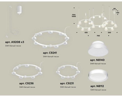 Подвесной светильник TRADITIONAL XR92082010 Ambrella
