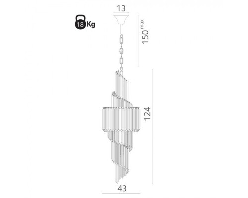 Подвесная люстра Frizzante 1683/01 LM-11 Arte Lamp