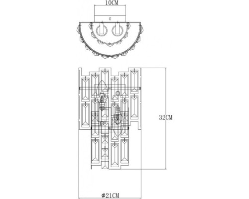 Бра Mintaka A1005AP-2GO Arte Lamp