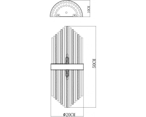 Бра Acapulco A1007AP-2GO Arte Lamp