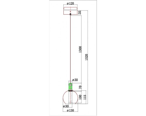 Подвесной светильник Valley A1023SP-1BC Arte Lamp