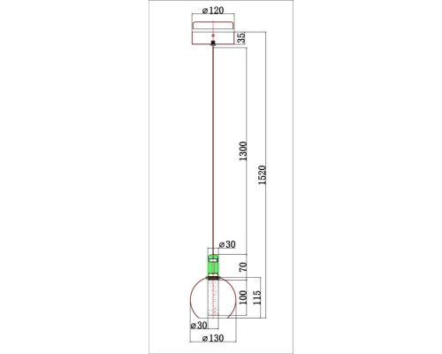 Подвесной светильник Valley A1023SP-1CC Arte Lamp