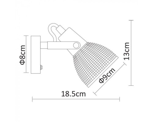 Спот Ricardo A1026AP-1CC Arte Lamp