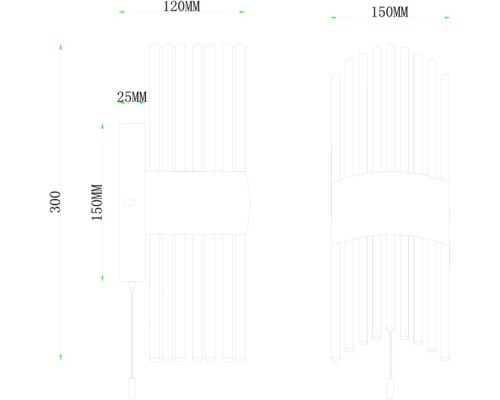 Бра Montreal A1034AP-2CC Arte Lamp