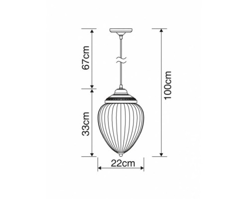 Подвесной светильник Rimini A1091SP-1CC Arte Lamp
