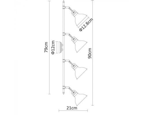 Спот Mark A1102PL-4AB Arte Lamp