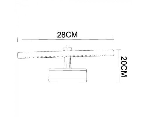 Светильник настенный Picture Lights Led A1103AP-1CC Arte Lamp