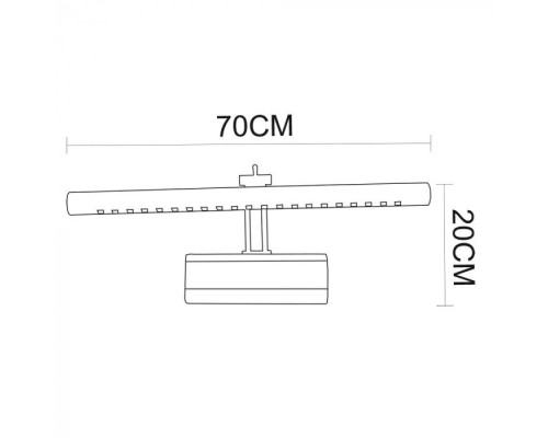 Светильник настенный Picture Lights Led A1109AP-1CC Arte Lamp
