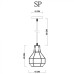 Подвесной светильник Spider A1109SP-1BK Arte Lamp