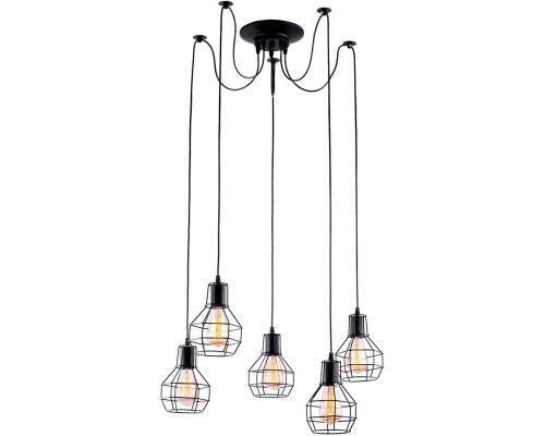 Подвесной светильник Spider A1109SP-5BK Arte Lamp