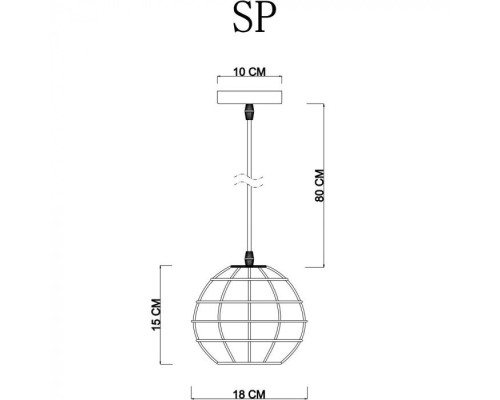 Подвесной светильник Spider A1110SP-1WH Arte Lamp