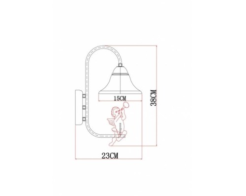 Бра Amur A1133AP-1WG Arte Lamp