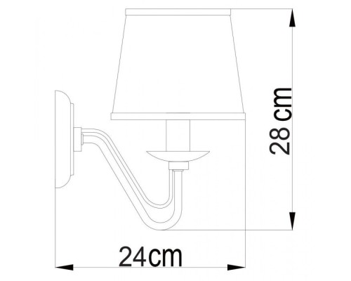 Бра Aurora A1150AP-1CC Arte Lamp