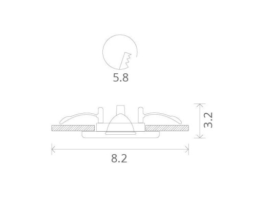 Точечный светильник Praktisch A1203PL-1SS Arte Lamp