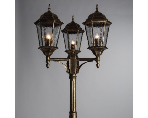 Наземный фонарь Genova A1207PA-3BN Arte Lamp