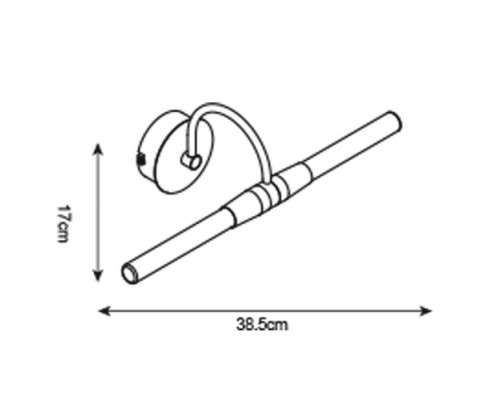 Бра Aqua-bastone A1208AP-2CC Arte Lamp