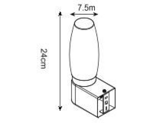 Бра Aqua-bastone A1209AP-1AB Arte Lamp