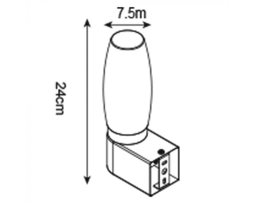 Бра Aqua-bastone A1209AP-1CC Arte Lamp