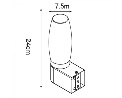 Бра Aqua-bastone A1209AP-1WH Arte Lamp
