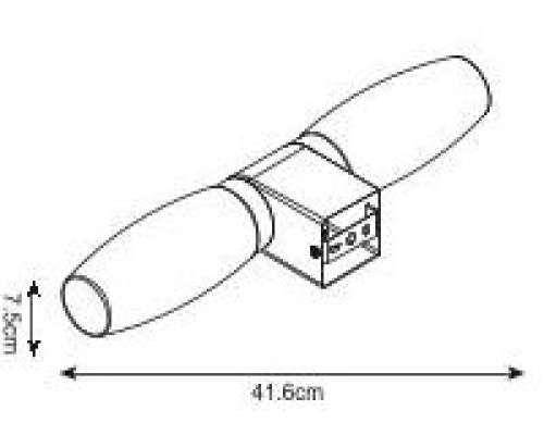 Бра Aqua-bastone A1209AP-2AB Arte Lamp