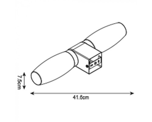 Бра Aqua-bastone A1209AP-2CC Arte Lamp