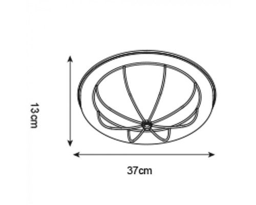 Потолочный светильник Porch A1308PL-3AB Arte Lamp