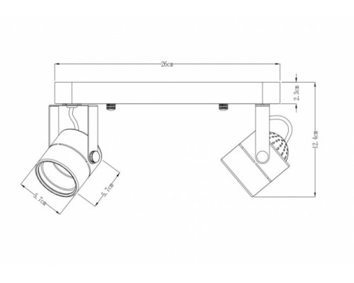 Спот Lente A1310PL-2CC Arte Lamp