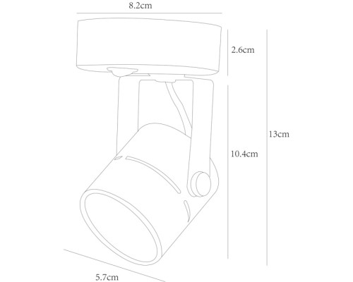 Спот Mizar A1311AP-1BK Arte Lamp