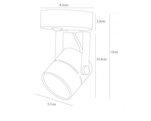 Спот Mizar A1311AP-1WH Arte Lamp