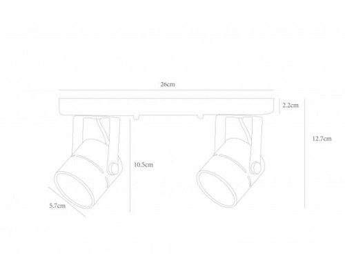 Спот Mizar A1311PL-2WH Arte Lamp